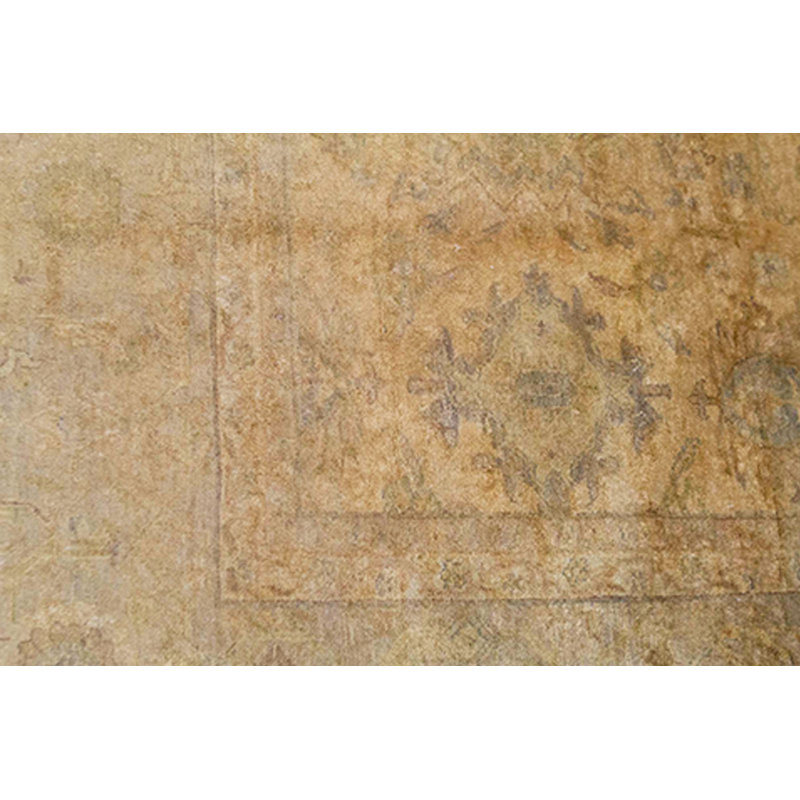 Silk Oriental Area Rug in Beige