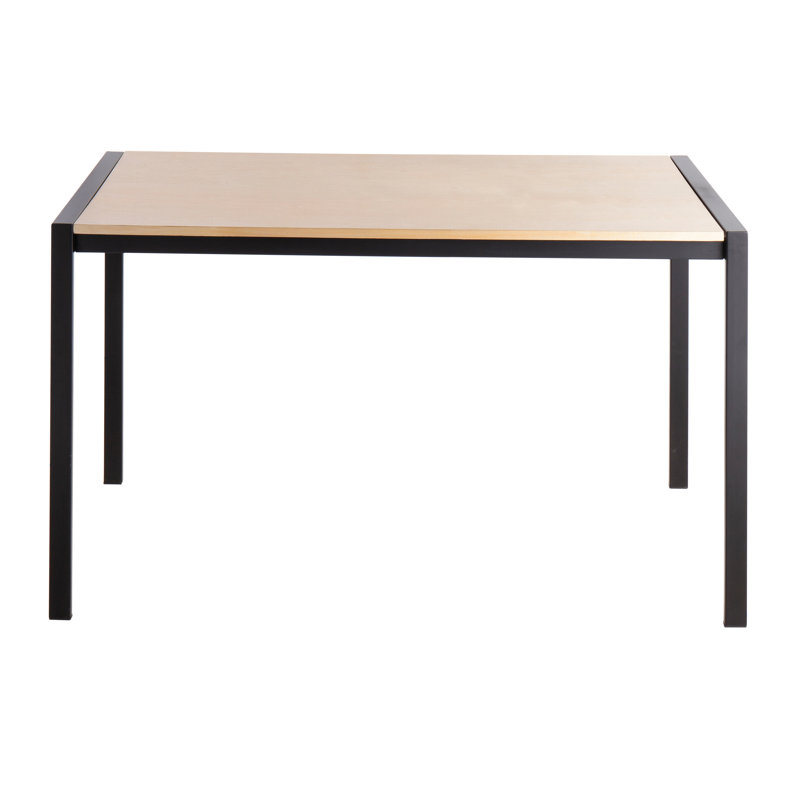  Table de salle à manger Brieon avec plateau en bois, Naturel