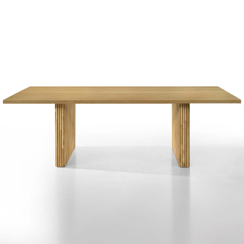 94" Einar Rectangular Dining Table, Natural Finish