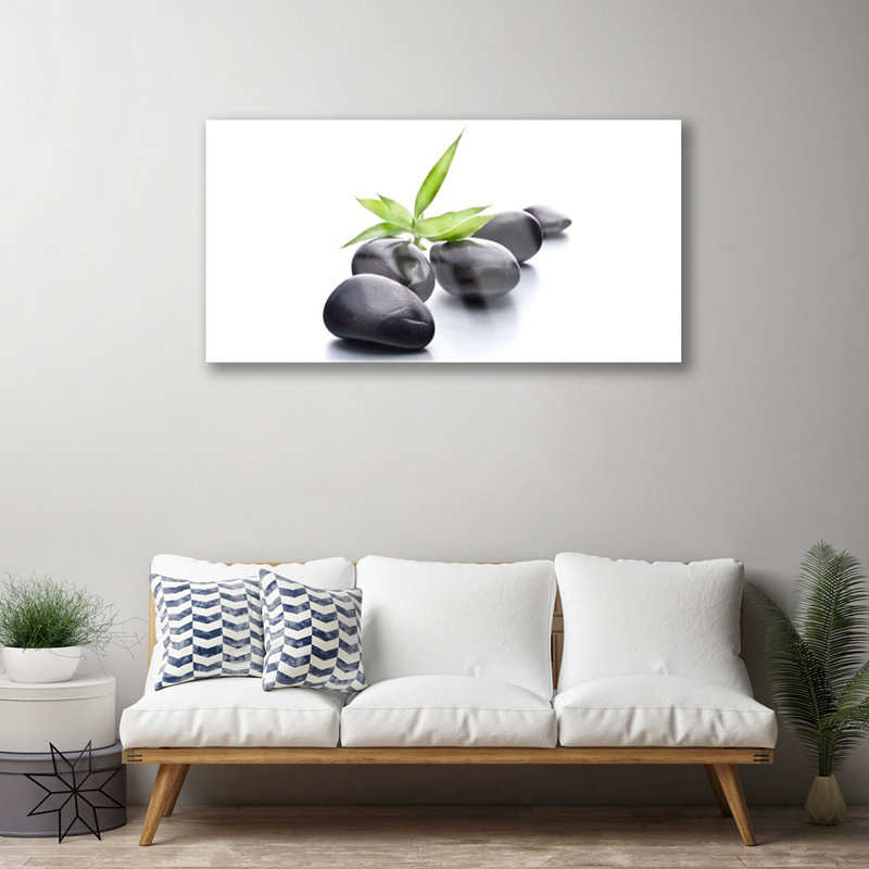 Stones - No Frame Print on Glass