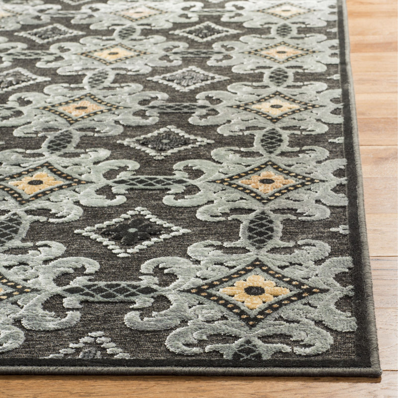 Martha Stewart Viscose Ikat Rug, Rectangle 3'3" x 5'7"