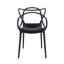 Chaise de salle à manger en plastique 4 pièces-334599944