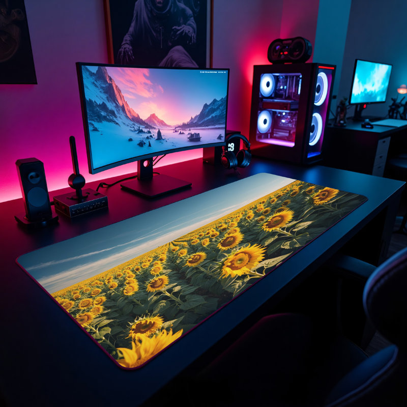 Polyester Desk Pad, 23.6x13.8