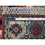 Tapis à main one-of-kind-noué la 2010 ersari rouge 4 pi x 6 po Tidewater
