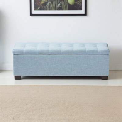 Mesina Polyester Blend Upholstered Storage Bench