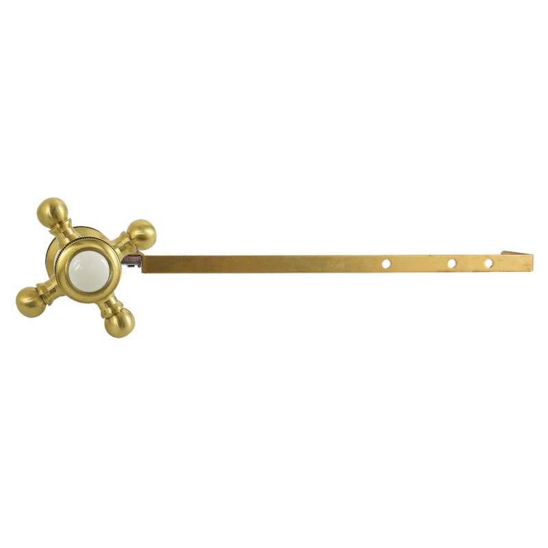 Kingston Brass Buckingham Universal Front or Side Mount Toilet Tank Lever, Brushed Brass