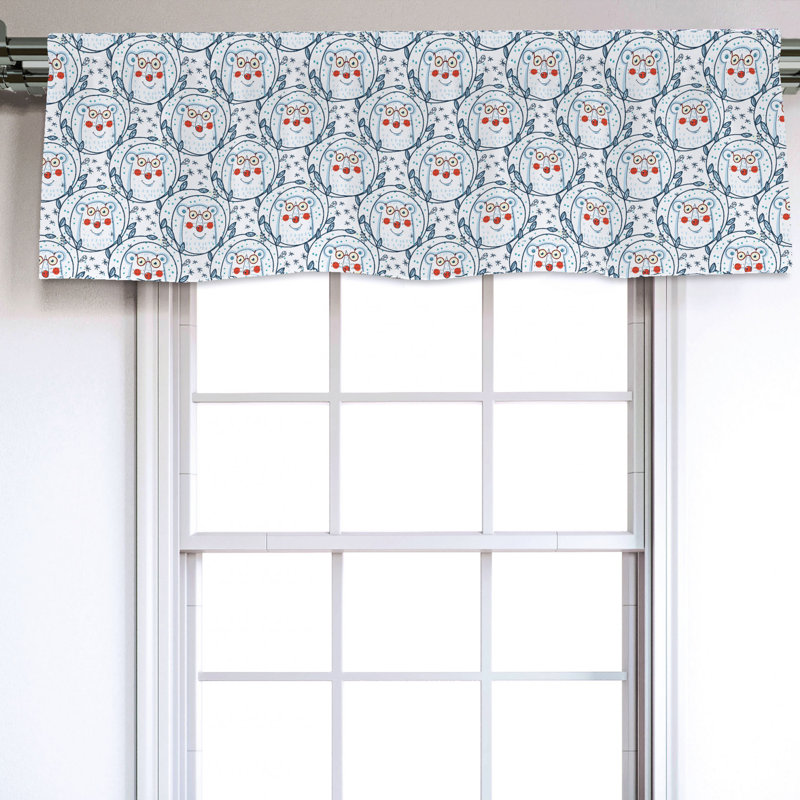 Sateen Ruffled Window Valance