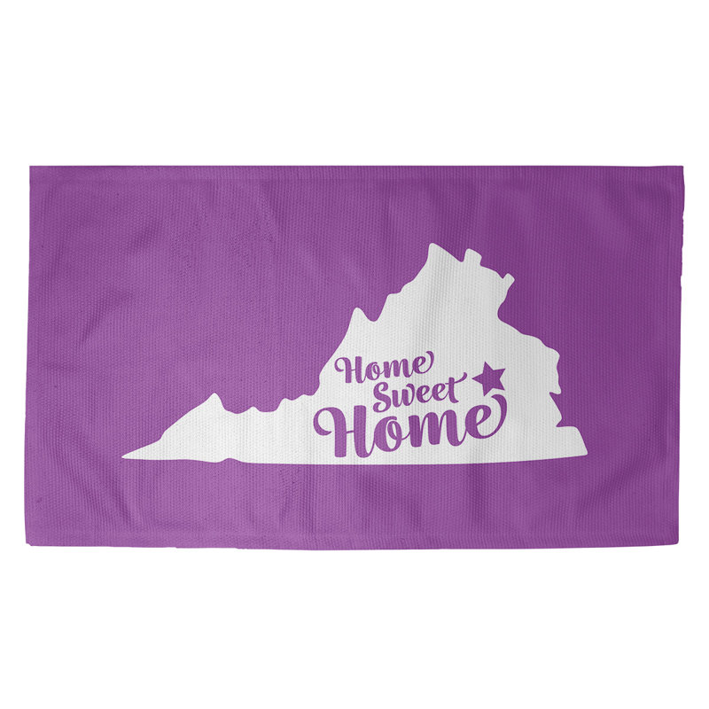 Tapis de zone violette richmond home, Rectangle 2 pi x 3 pi