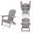 Wood Lounge Patio Chair For Garden Outdoor Wooden Folding Adirondack Chair Set Of 2 Solid Cedar Wood Lounge Patio Chair For Garden, Lawn, Backyard,-1435103923