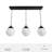 Hepburn 3 - Light Linear Globe Pendant-86178615