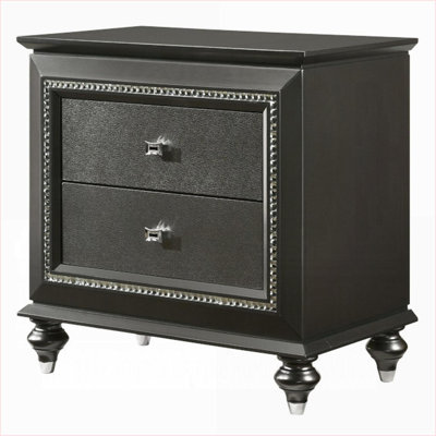 Table de chevet Kaitlyn Champagne Wood Tiroir