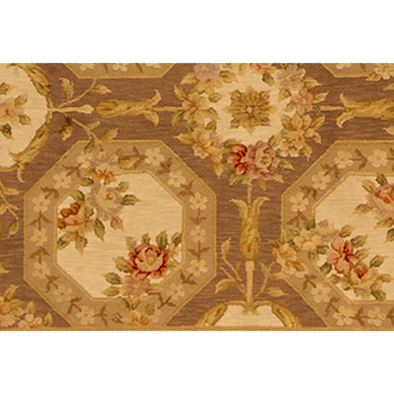 Handmade Silk and Wool Area Rug