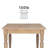 Hillary 60" Solid Wood Farmhouse Dining Table