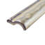Antic Special 6" x 2" Glossy Ceramic Mudcap Tile Trim in Pergamon