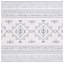 Arizona Lomanto Machine Washable Non-Slip White & Grey Rug-901045380