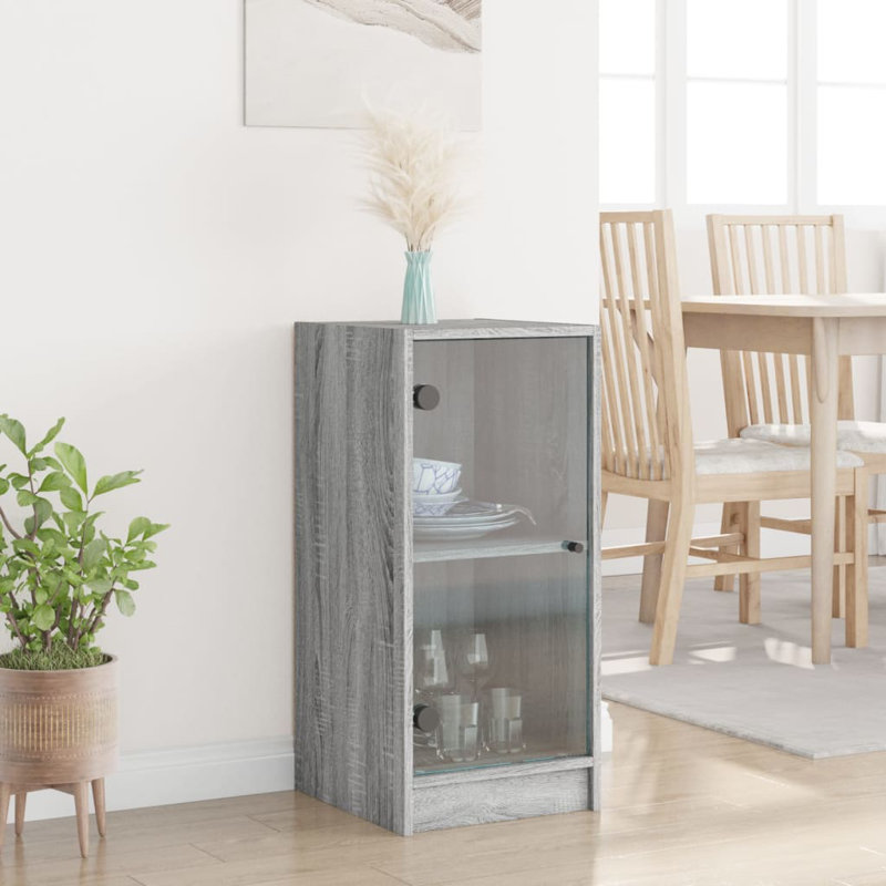 Baysden Rectangle Accent Cabinet, Grey Sonoma