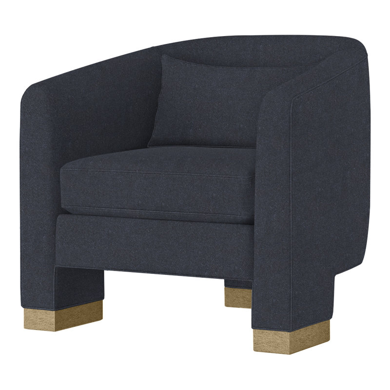 Fauteuil demi-tonneau Admiral, Perigold Banks Uniforme, Dune