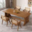 Table de salle à manger simple en bois massif de style japonais-236965965