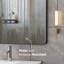 Miroir rectangulaire en métal noir 20 "x 30" Eviva Harmony-222337220