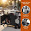 Chariot de barbecue extérieur avec armoire de rangement