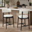 Tabouret de comptoir Mid-Century moderne (ensemble de 2)-1763093404