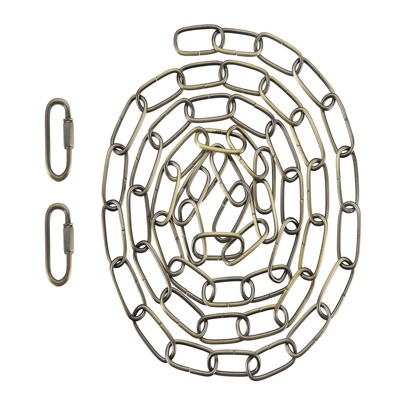 Heavy Duty Chain, 72" H x 0.75" W x 0.75" D, Bronze