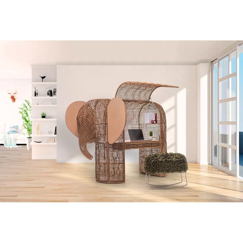 Babar Wood Armoire Desk
