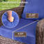 Ensemble de conversation en osier pour l'extérieur 5 pièces, coussins imperméables toutes saisons, meubles de patio durables pour le jardin, la piscine, la cour arrière-107382378