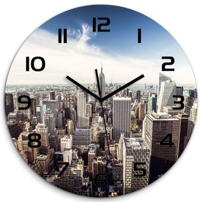 Jhordan Glass Wall Clock