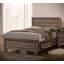 Ensemble de chambre à coucher 3 pièces avec commode taupe délavé Andice-70773755