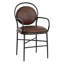 BD Upholstered Stool with Metal Frame