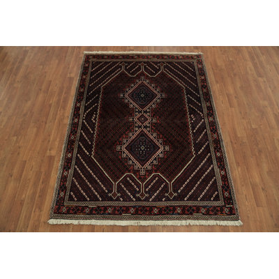 Vegetable Dye Geometric Tribal Traditional Area Rug 5x6