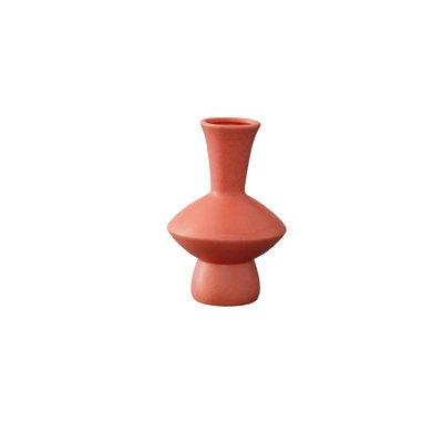 Ceramic Vase Matte Finish Pink