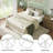 Vintage Style Metal Platform Bed Frame With Arch-Design Headboard and Footboard-145540711-145540697