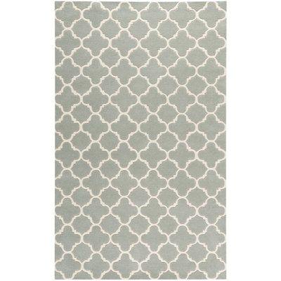 Geometric Wool Hand Woven Area Rug