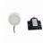 L-Shaped Bed Frame with Led Downlight and USB Port-2079263584