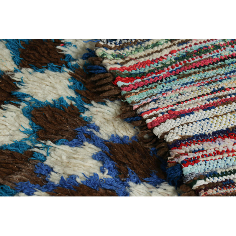 One-of-a-Kind 2'7"x6'2" Hand Knotted Area Rug