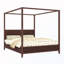 Très grand lit à baldaquin en bois-210671440-210671441