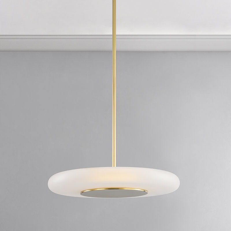 Blyford Pendant by PEMBROOKE & IVES, Aged Brass, 7.75" H x 20.75" W x 20.75" D