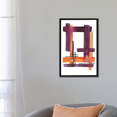 « criss-cross », impression sur toile