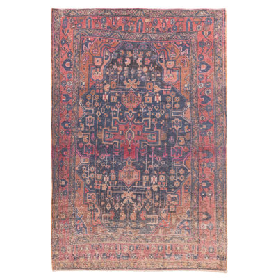 Antalya Vintage  Navy Rug 4'6" x 6'8"