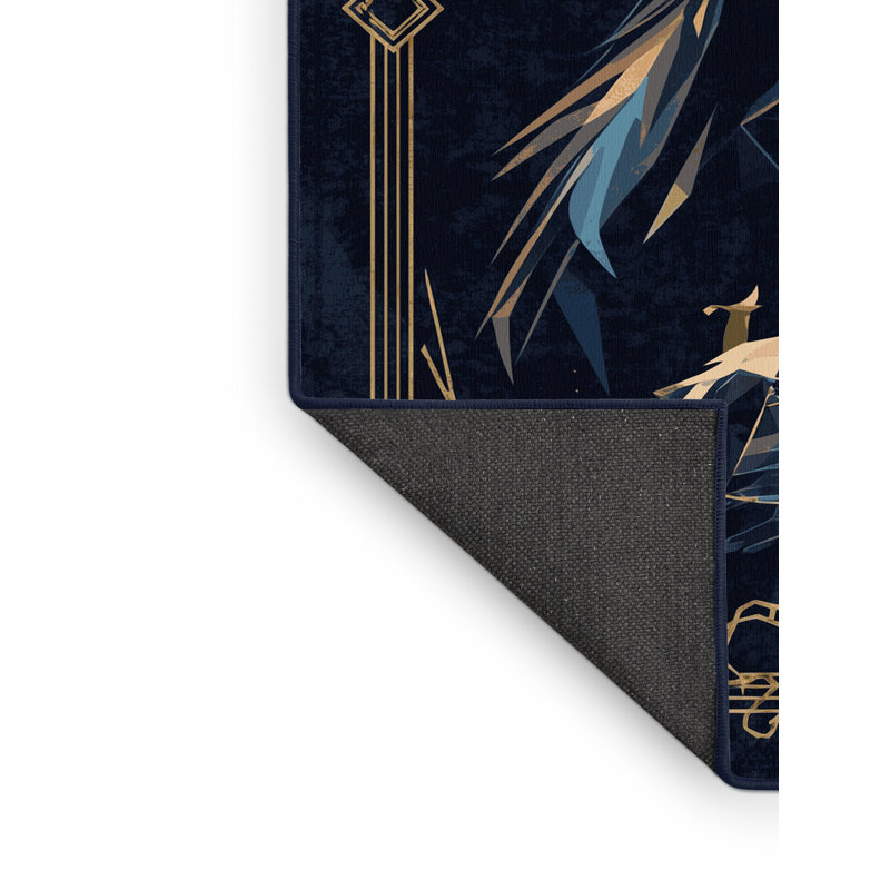 Tapis gris moelleux doux à motif géométrique Marvine Hades, 2 x 5