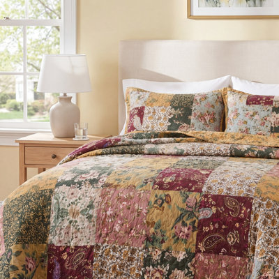 Antique Cotton Bedspread Set