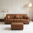 Brown+3seat+1ottoman