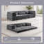 Canapé modulaire compressible à 3 places à accoudoirs Compression Mahjong, gris foncé-915278214-915278209