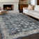 Oriental Machine Washable Rug Non-Slip Area Rug Vintage Design Rug Durable Floor Carpet Easy-Cleaning Rug
