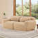 Boneless 2-Seater Modular Sofa With Plush Fabric And High-Density Sponge