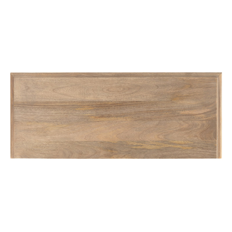 Charyn 36'' Solid Wood Console Table, Light Brown