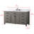 Ajiya 60" Single Bathroom Vanity-1138167496-1138167478