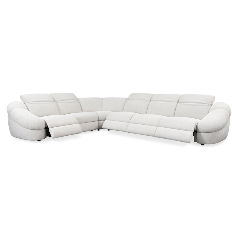 Bernhardt Massimo 6-Piece Fabric Power Motion Sectional